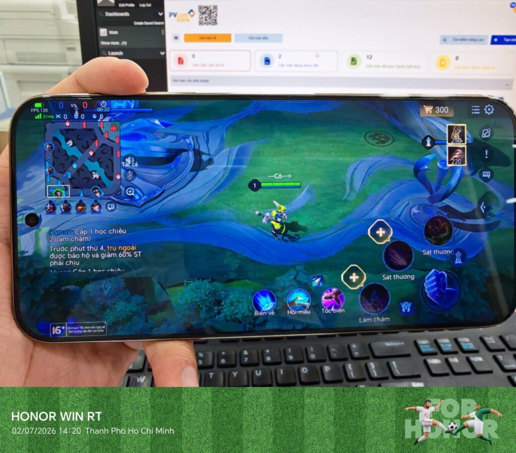 Thử nghiệm pin HONOR X80 Pro Max với kết nối 5G