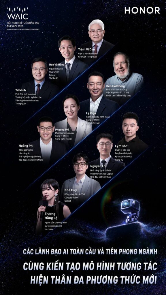 HONOR hé lộ YOYO Next và Robot Phone tại WAIC 2026